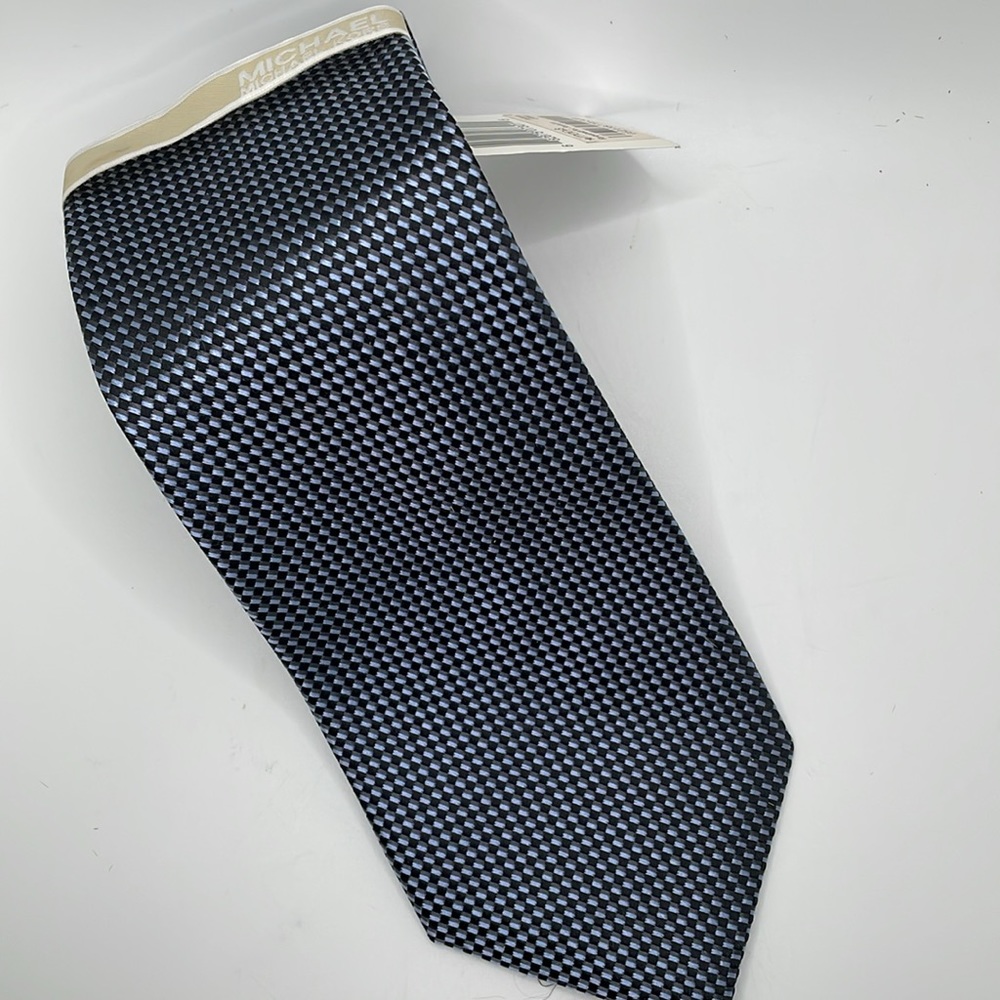 Michael Kors blue and white Santorini Silk Tie NWT
